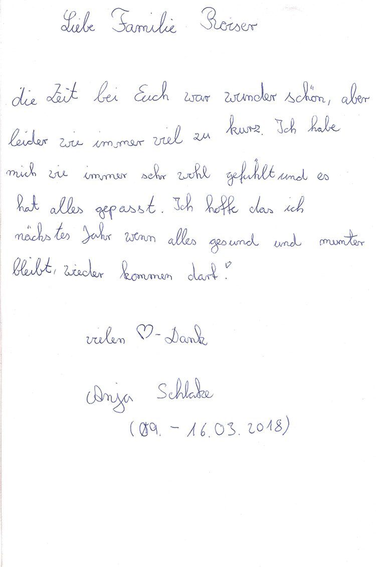 Gästebuch